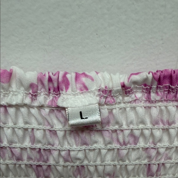 Pink Floral Ruffle Dress - Picture 3 of 5